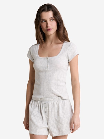 Pantaloncini da pigiama 'Katell' di ETAM in grigio: frontale