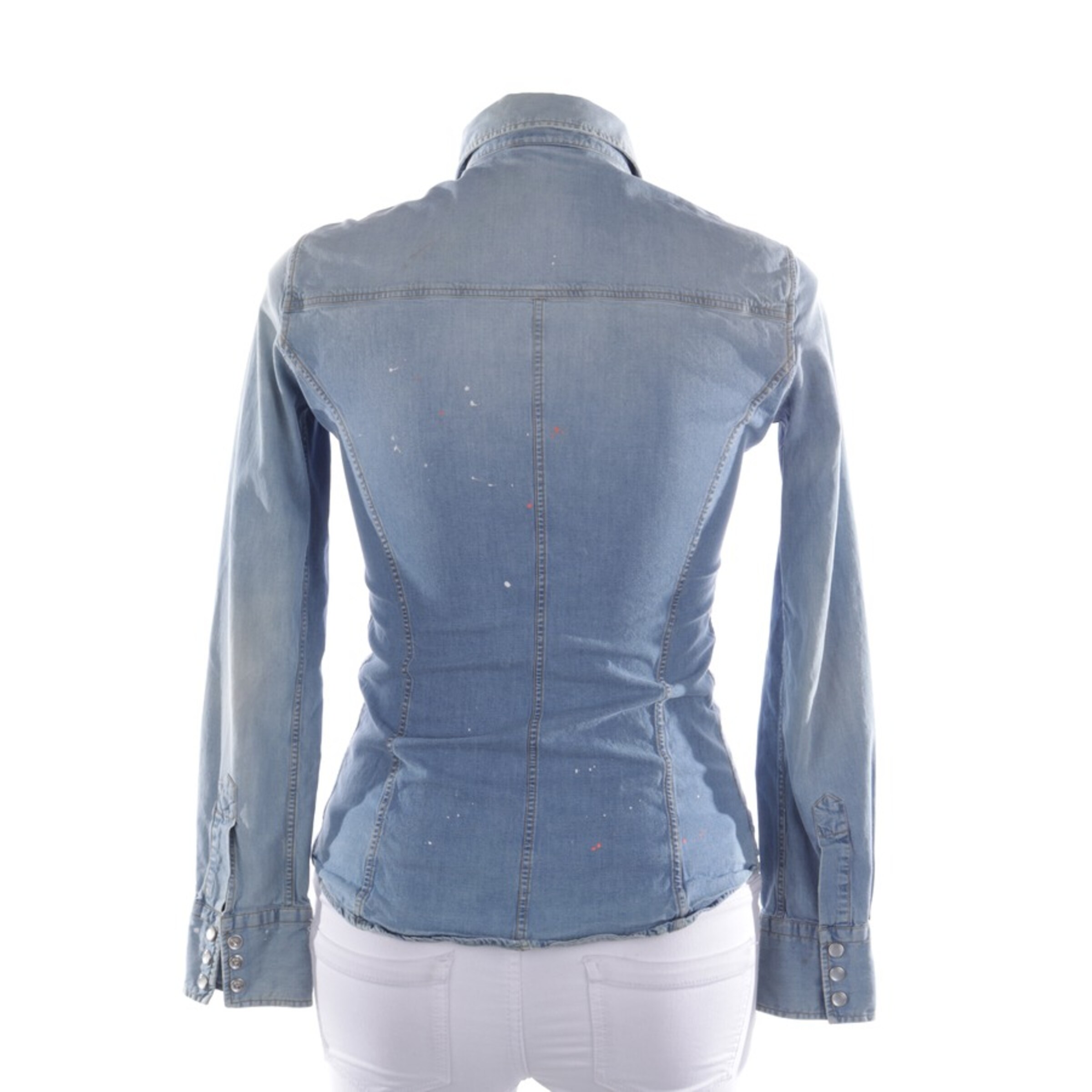 Aglini Bluse / Tunika XL in Blau