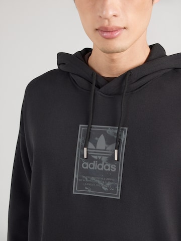 Bluză de molton de la ADIDAS ORIGINALS pe negru