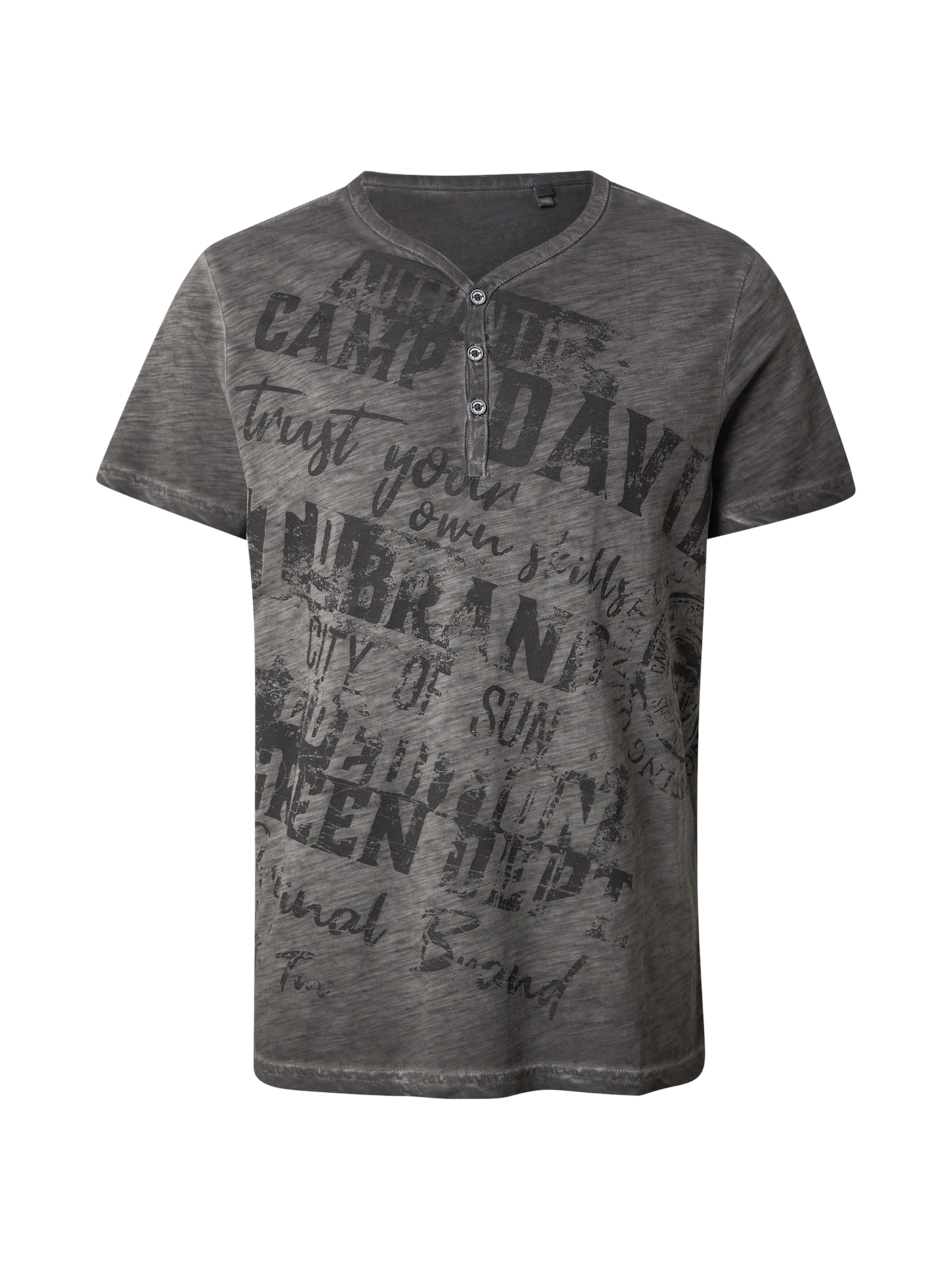 CAMP DAVID T-Shirt in Schwarz: Vorderseite
