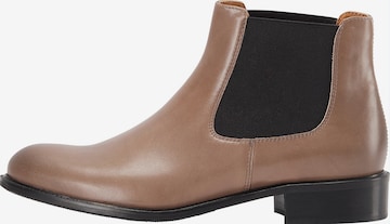 usha BLUE LABEL Chelsea Boots in Beige: front