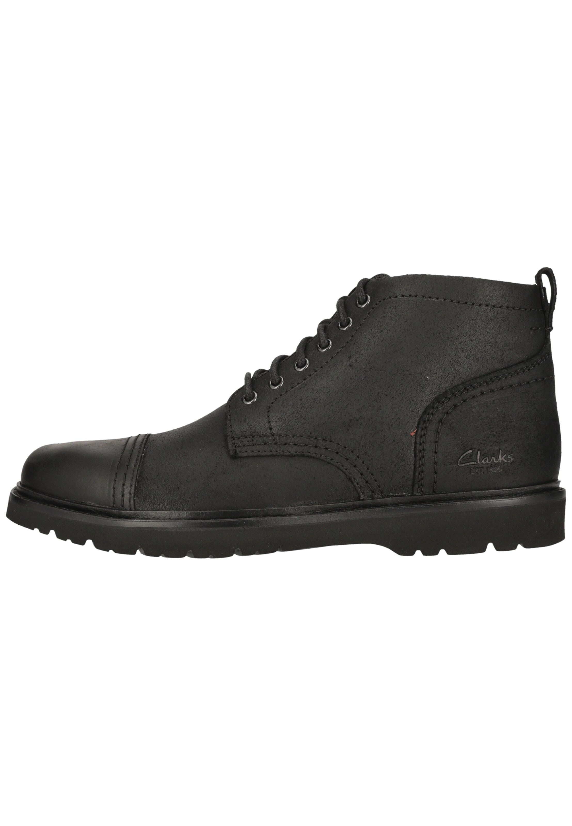 CLARKS Schnürboots 'Weltridge Zip' in Schwarz