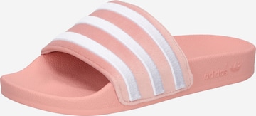 Zoccoletto 'Adilette' di ADIDAS ORIGINALS in rosa: frontale