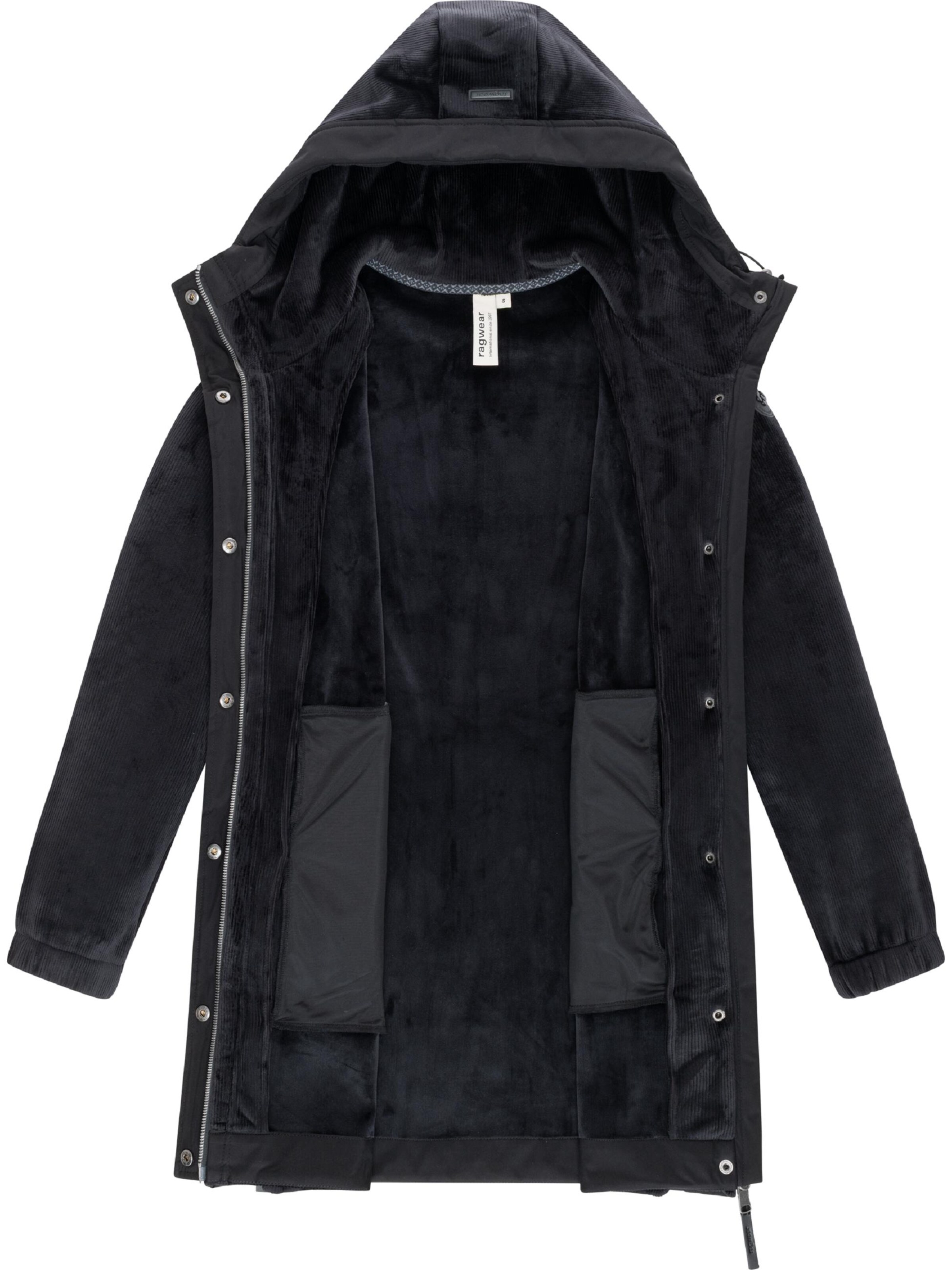 Ragwear Prechodná bunda 'Cousy Bonded' - Čierna