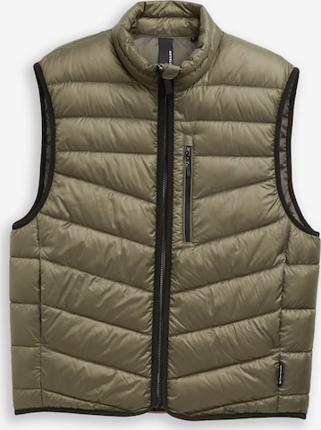 TOM TAILOR Жилетка в Зеленый: спереди
