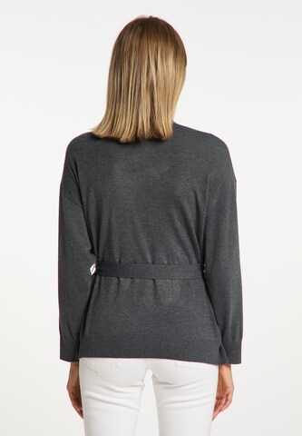 usha WHITE LABEL Knit Cardigan in Grey