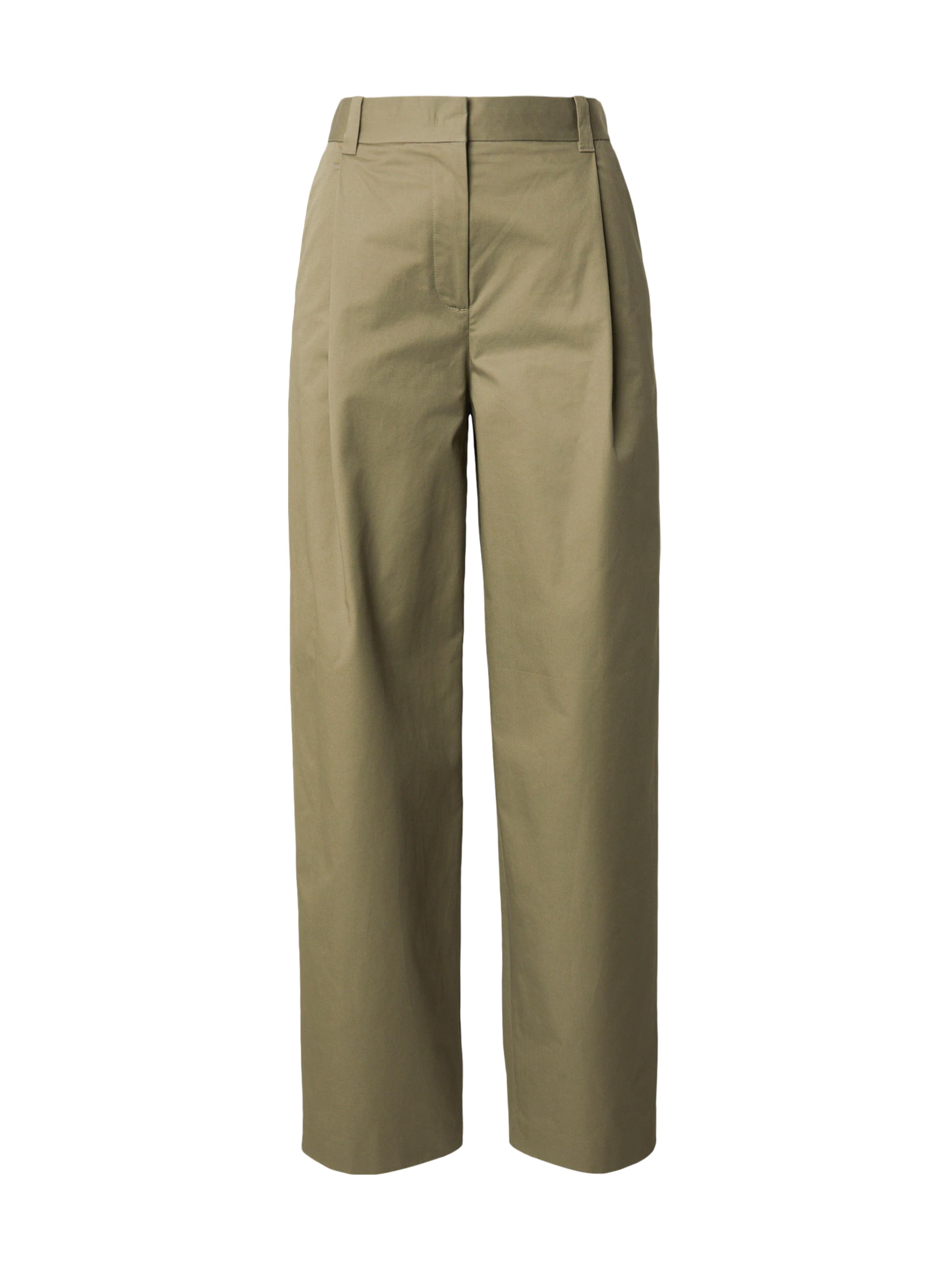 Pantalon à pince & Other Stories en vert : devant