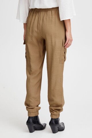 Fransa - Tapered Pantalón cargo 'krista Pa 1' en marrón