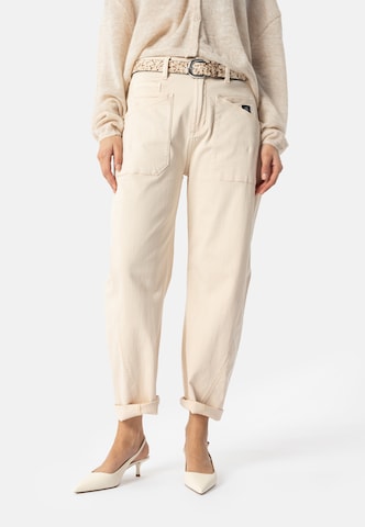 Elias Rumelis Regular Jeans 'Isabella' in Beige: Vorderseite