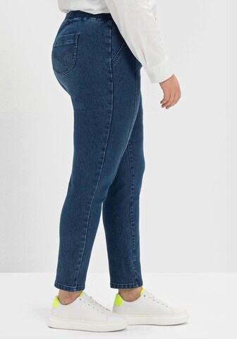 SHEEGO Slimfit Jeans in Blauw