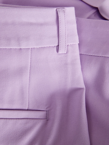 JJXX Štandardný strih Plisované nohavice - fialová