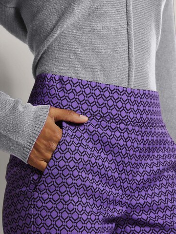 Coupe slim Pantalon MADELEINE en violet
