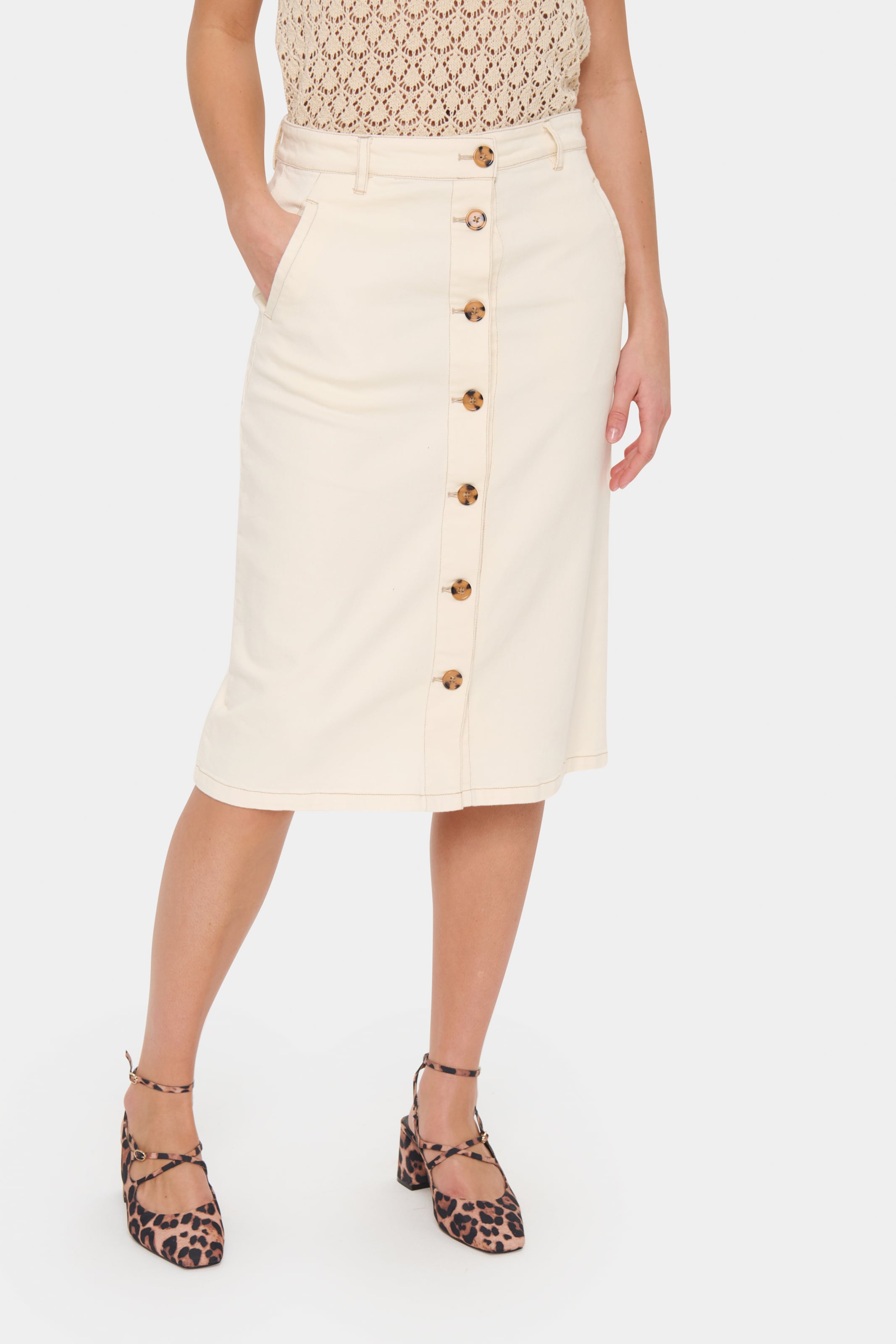 SAINT TROPEZ Skirt 'KayoSZ' in White