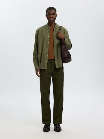 Regular fit Camicia 'SLMCole' di SELECTED in verde