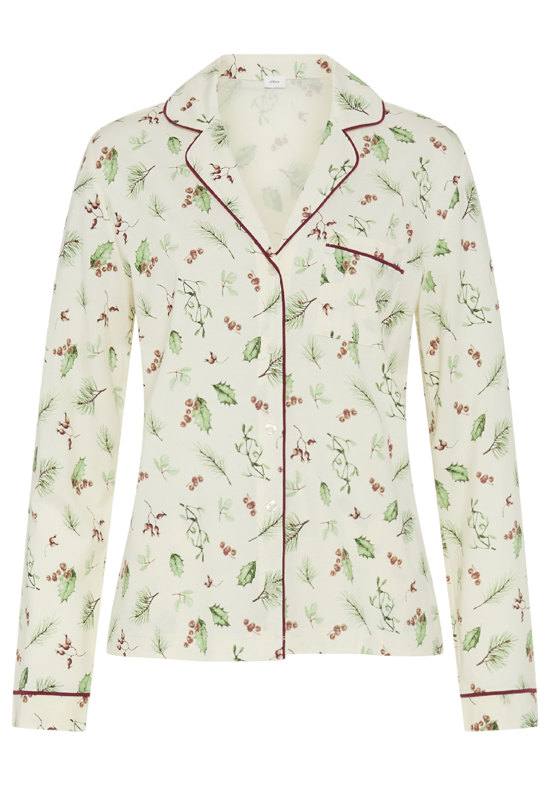 Pigiama di s.Oliver in beige: frontale