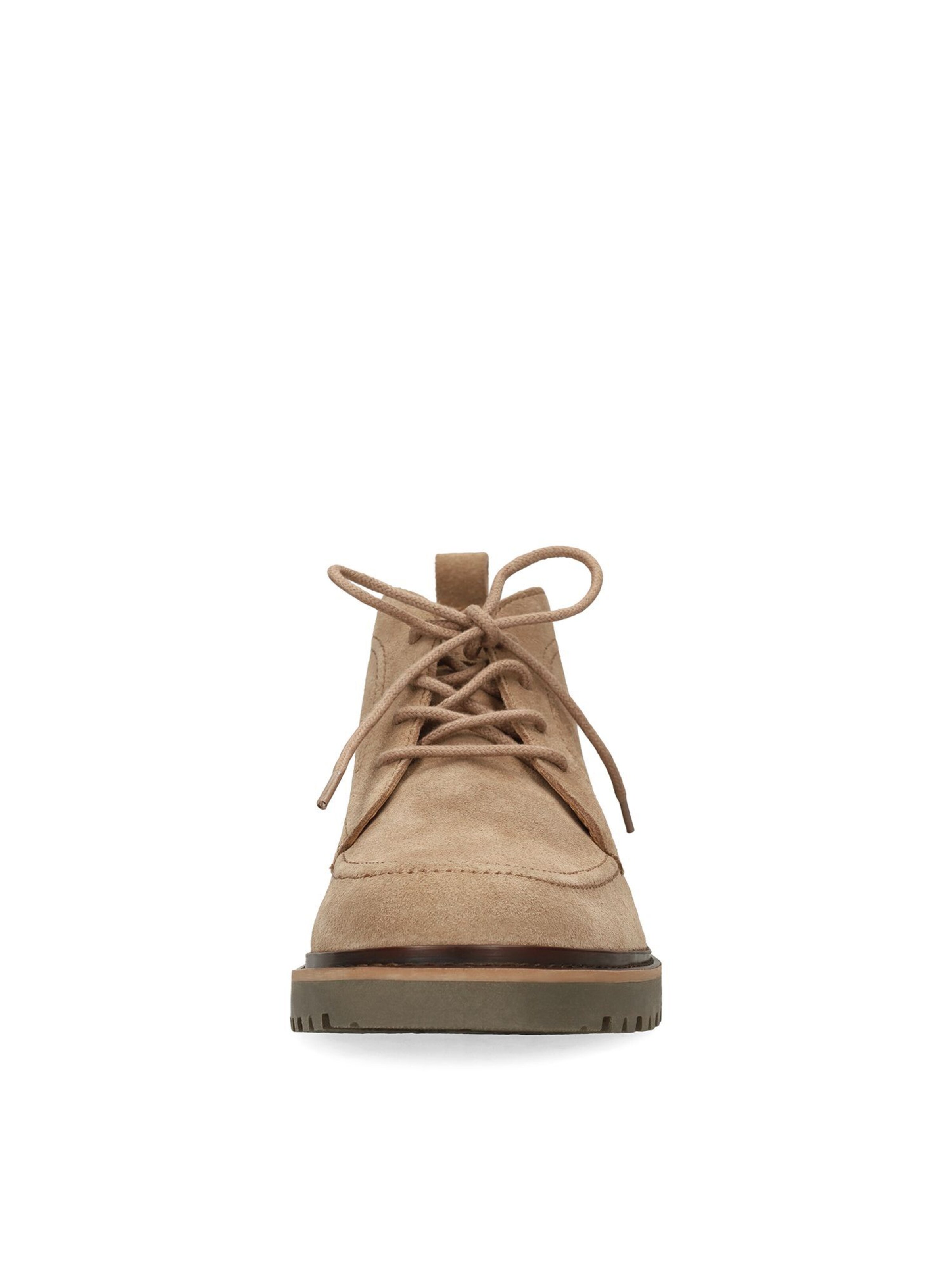 MANFIELD Lace-Up Boots in Brown