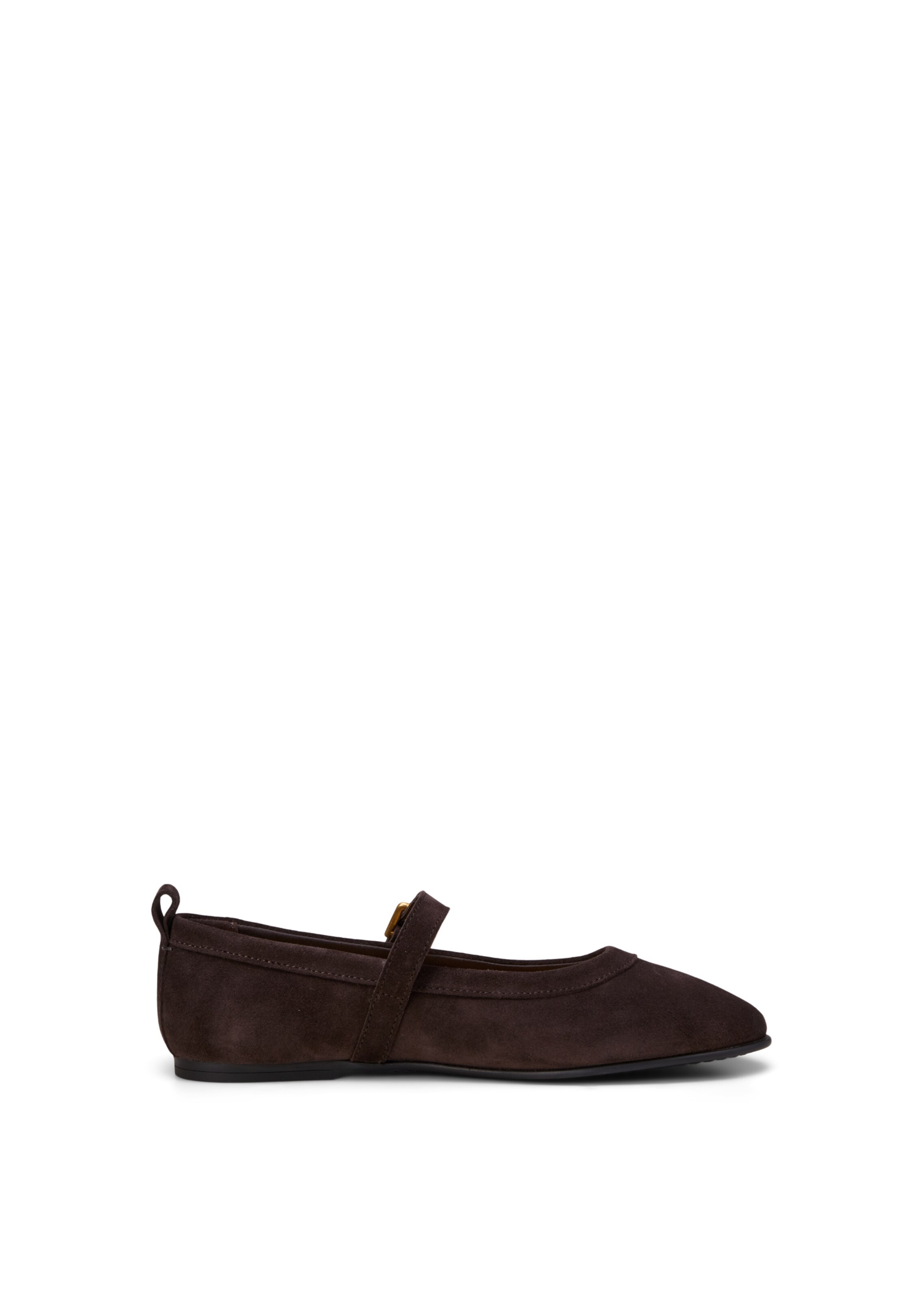 Marc O'Polo Strap ballerina 'Gina' in Brown
