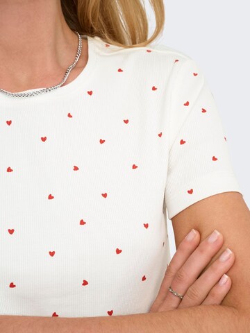 ONLY Póló 'ONLFENJA' - fehér