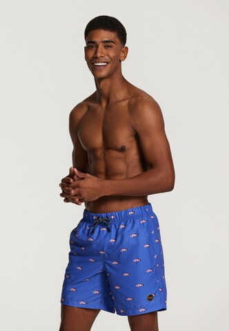 Shiwi Board Shorts in Purple: front