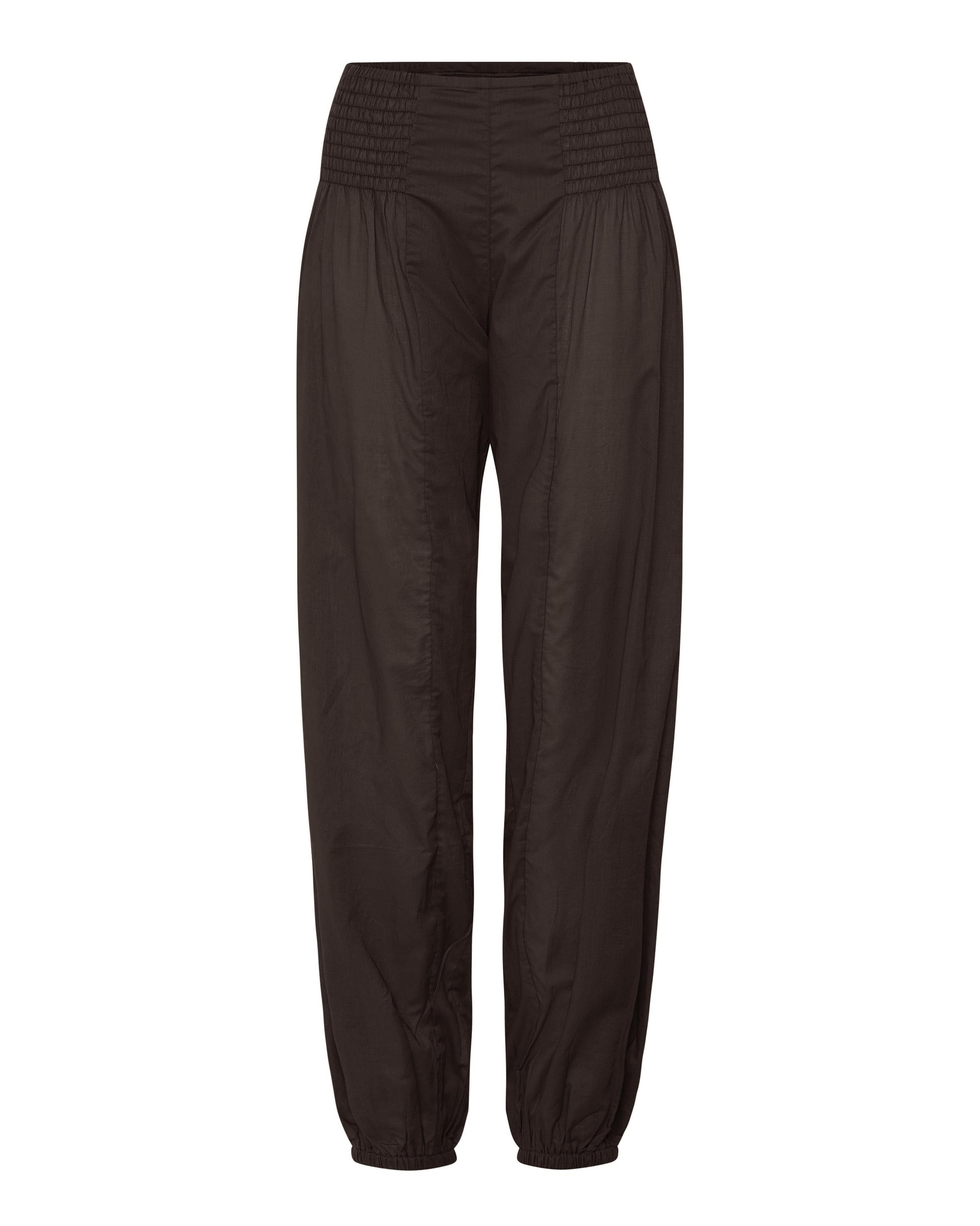 PULZ Jeans - Calças ' Jill ' em castanho: frente
