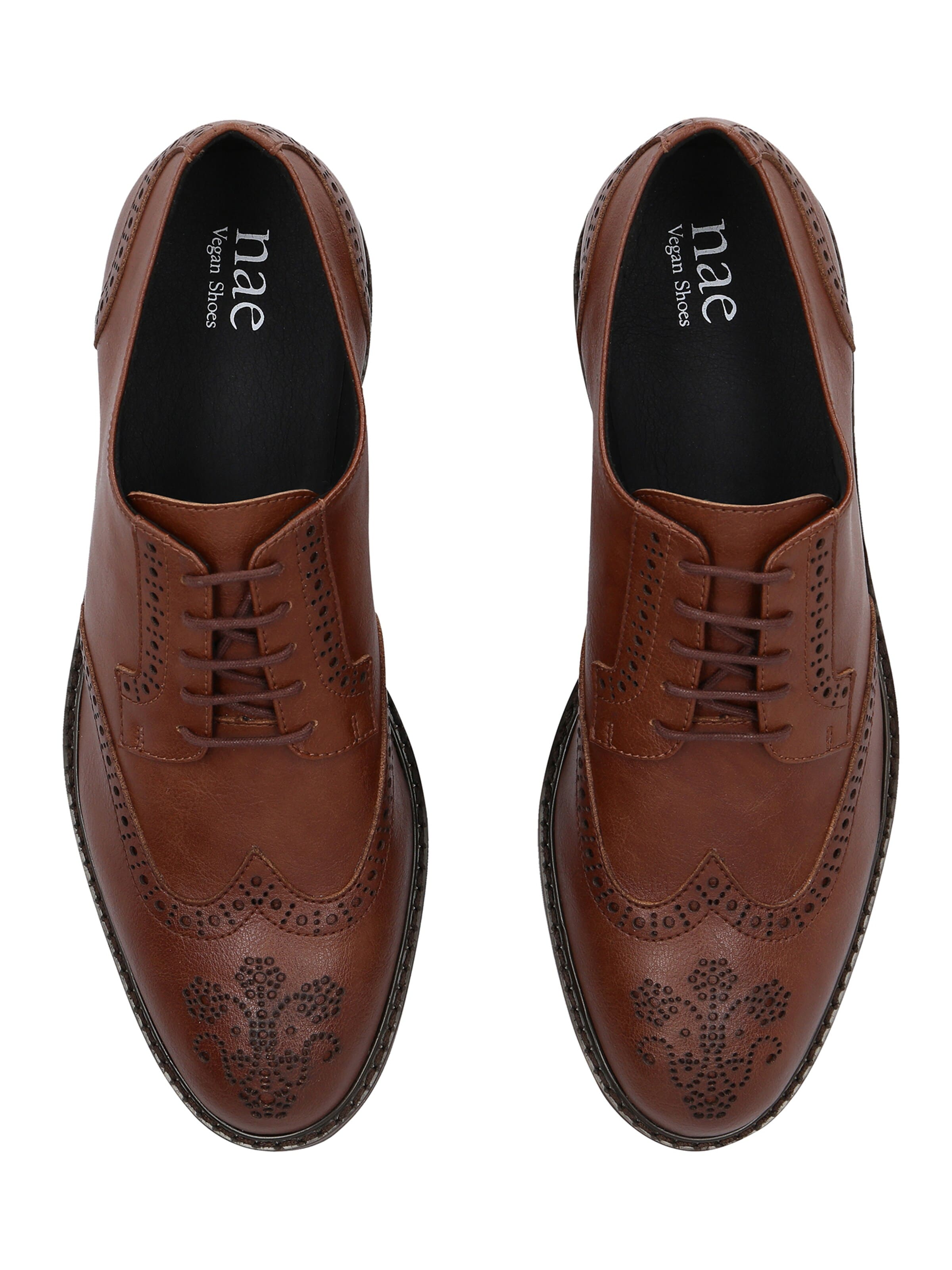 nae Vegan Shoes Lace-up shoe 'GAEL' in Brown