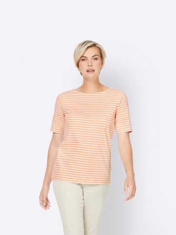 T-shirt heine en orange : devant