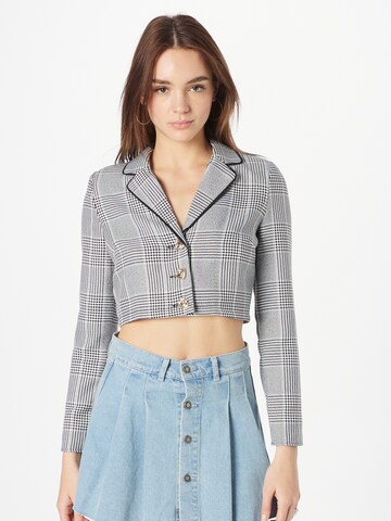 River Island Blouse in Grijs: voorkant