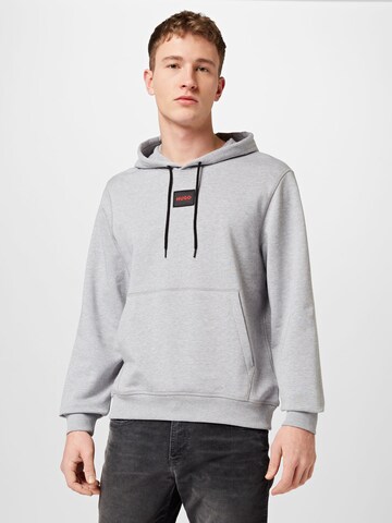 HUGO Sweatshirt 'Daratschi214' i grå: framsida