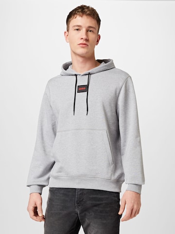 HUGO Red - Sudadera 'Daratschi214' en gris: frente