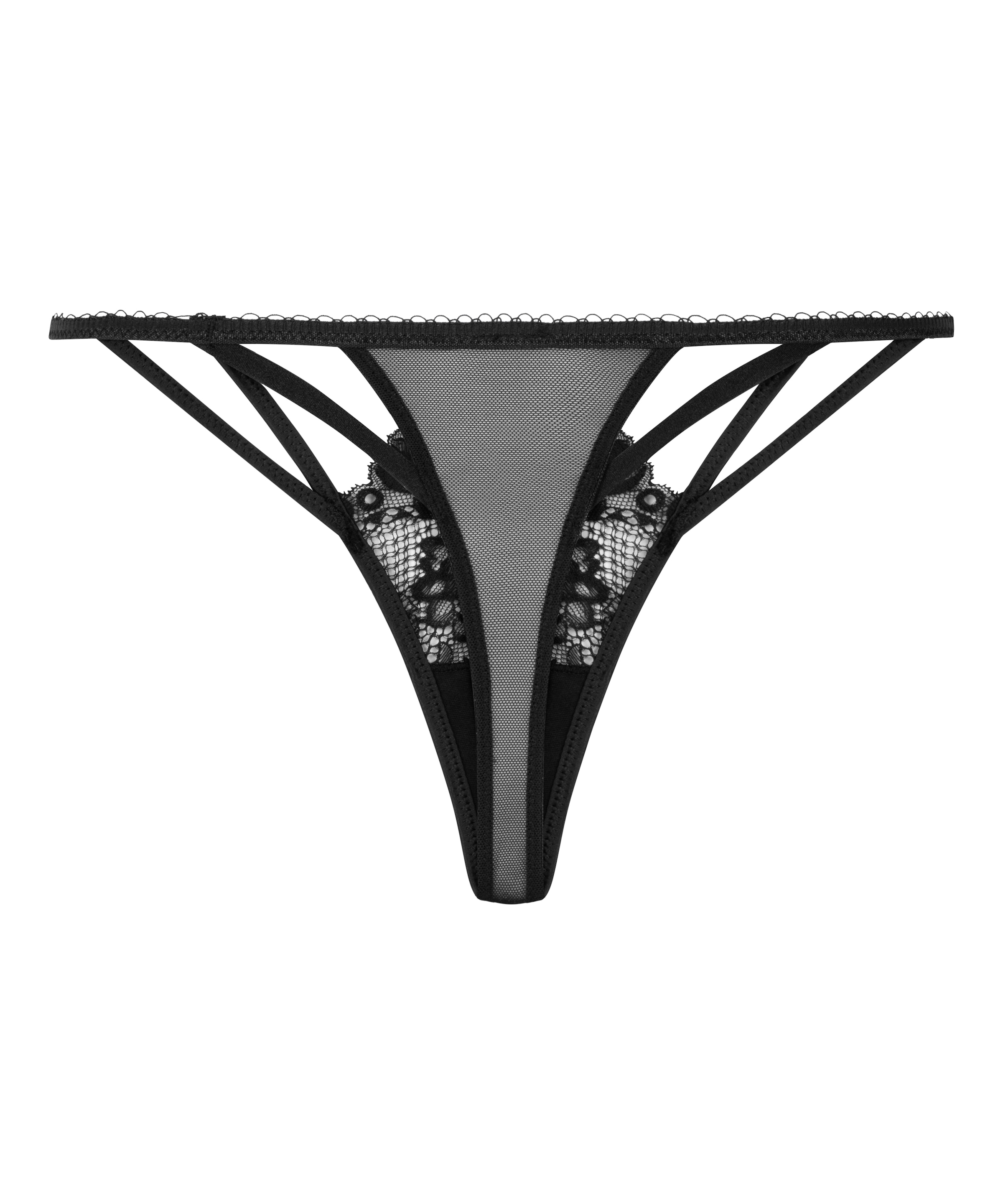 Hunkemöller String 'Anna' in Zwart