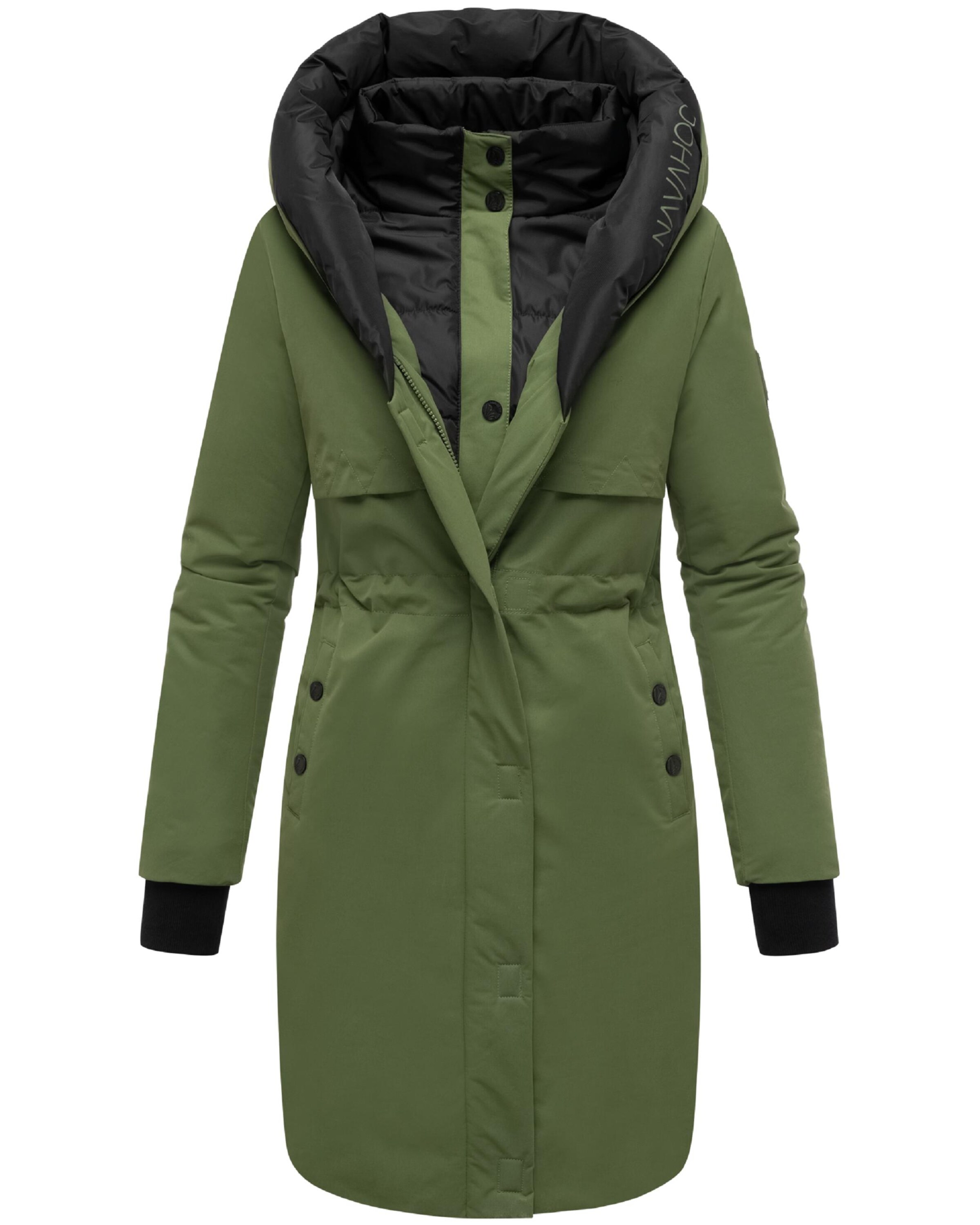 NAVAHOO Wintermantel in Groen
