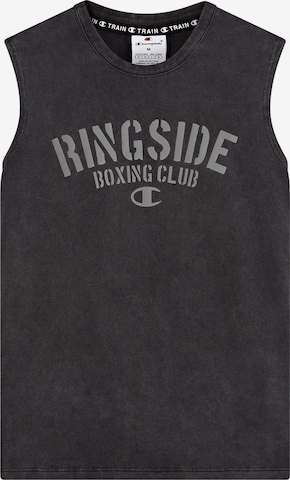 juoda Champion Authentic Athletic Apparel Marškinėliai: priekis