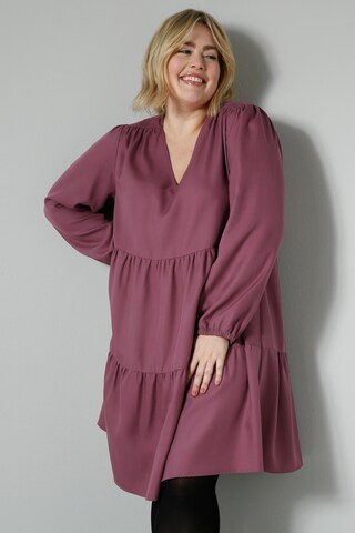 Robe Sara Lindholm en violet : devant