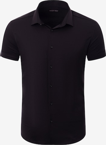 Reslad Button Up Shirt 'RS7025' in Black: front