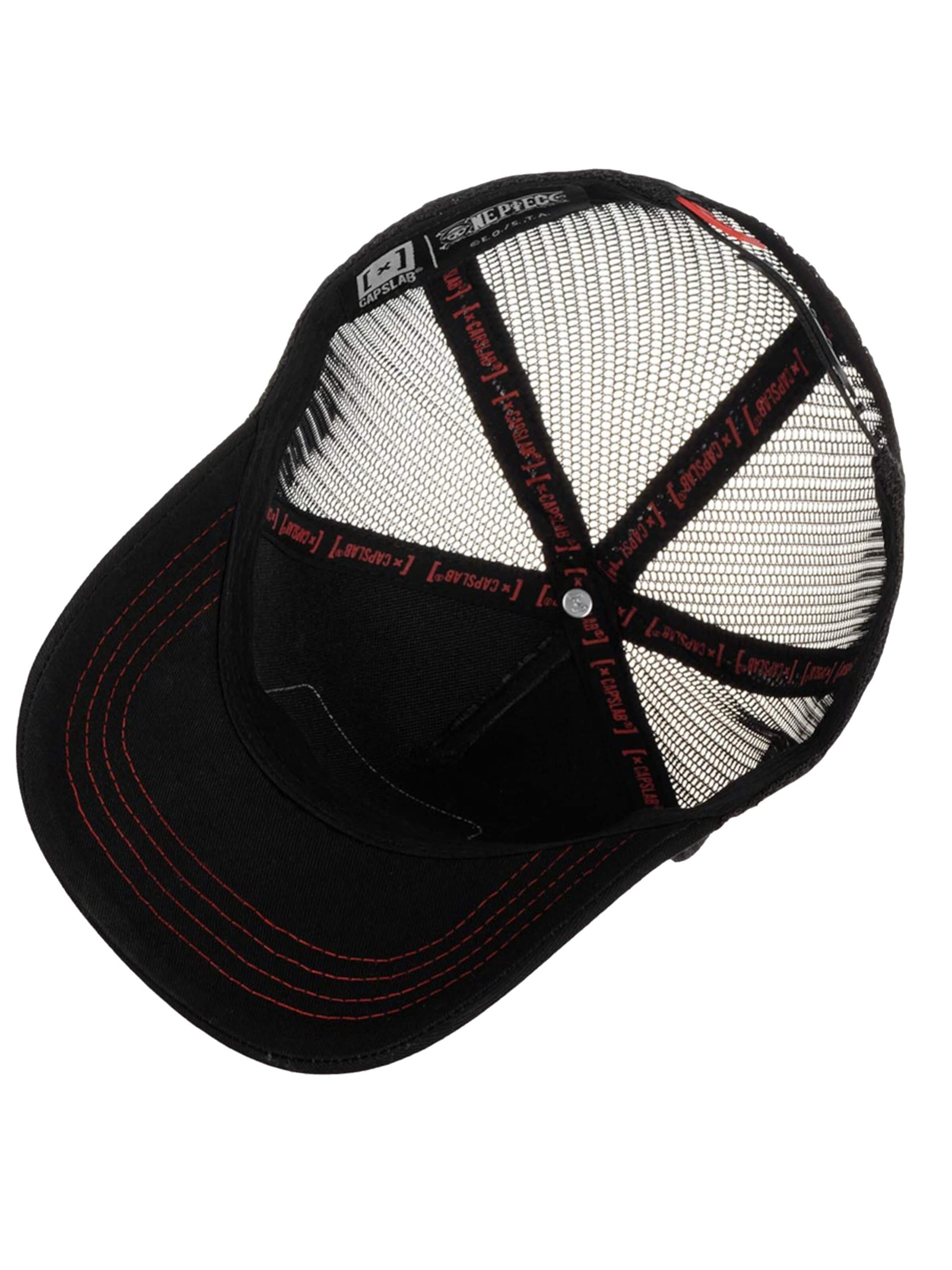 Casquette 'One Piece Trucker' Capslab en noir