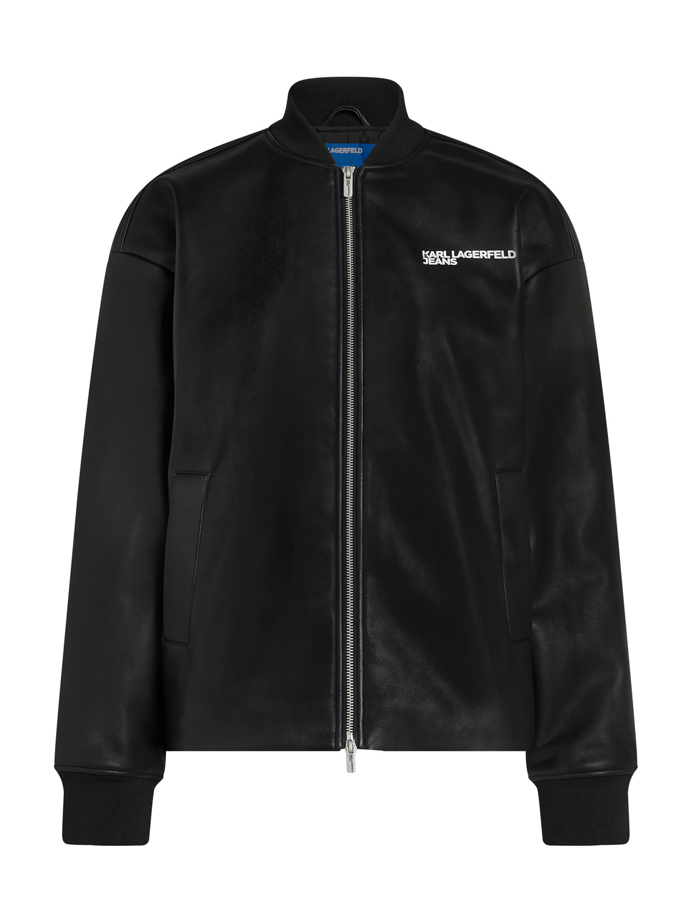 KARL LAGERFELD JEANS Tussenjas in Zwart: voorkant