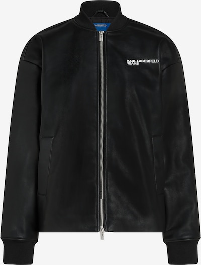 KARL LAGERFELD JEANS Prijelazna jakna u crna / bijela, Pregled proizvoda