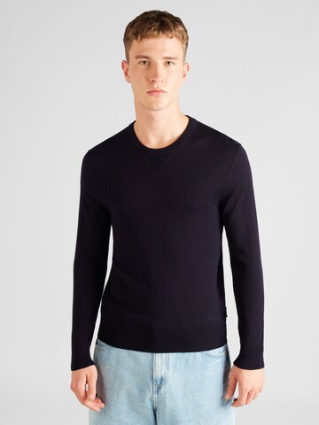 ARMANI EXCHANGE Sveter - Modrá: predná strana