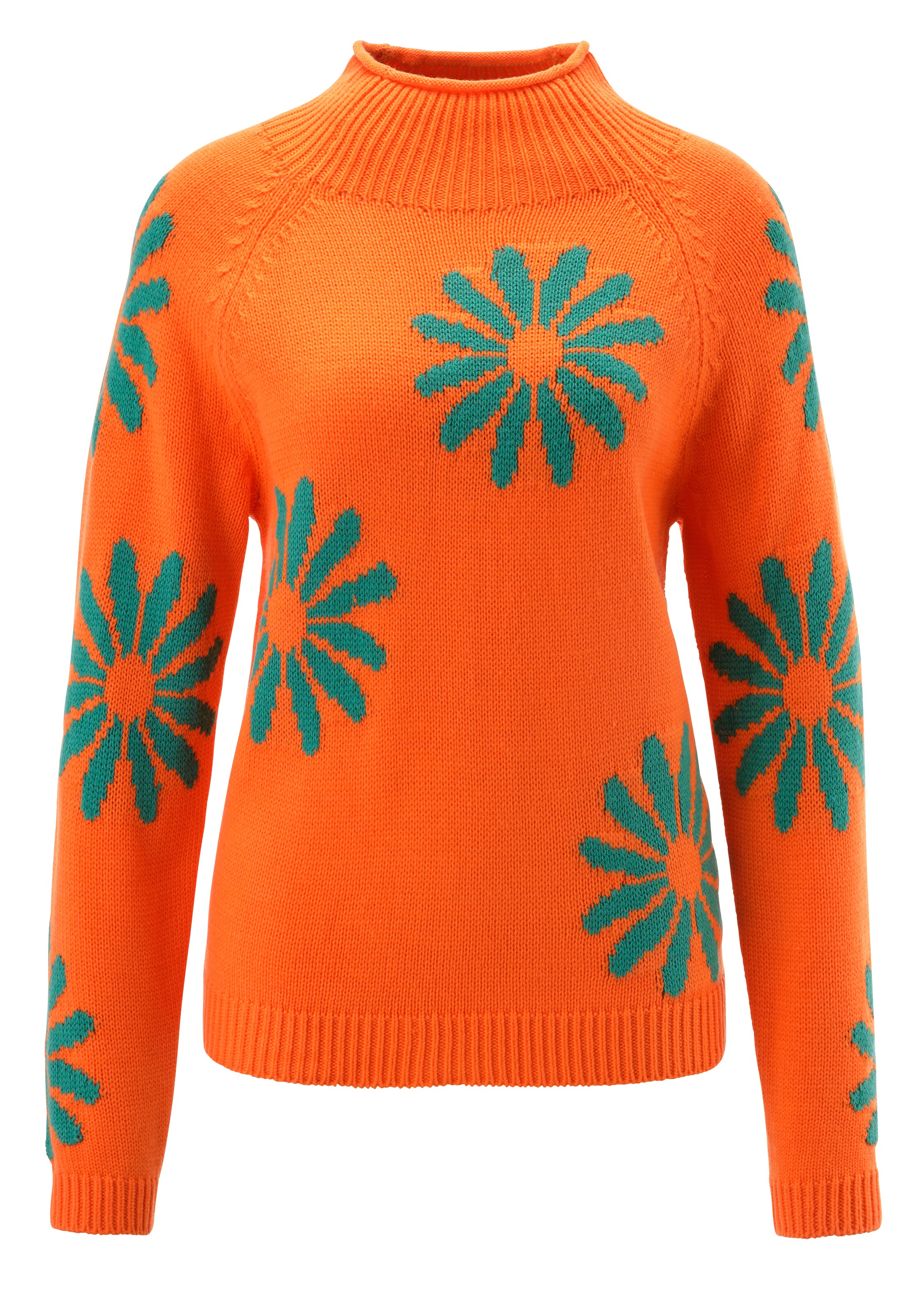 Aniston SELECTED Sweater in Orange: front