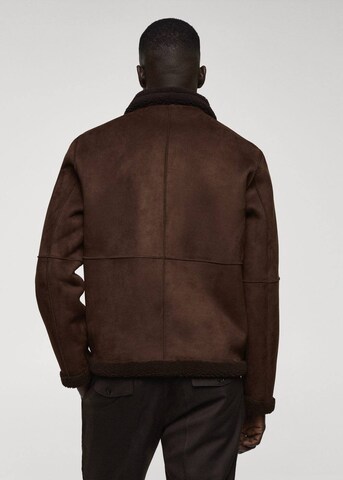 MANGO MAN Between-Season Jacket 'Max' in Brown