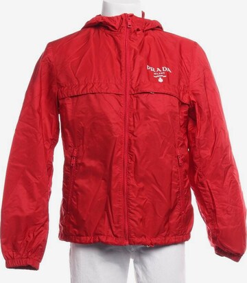 PRADA Jacket & Coat in M-L in Red: front