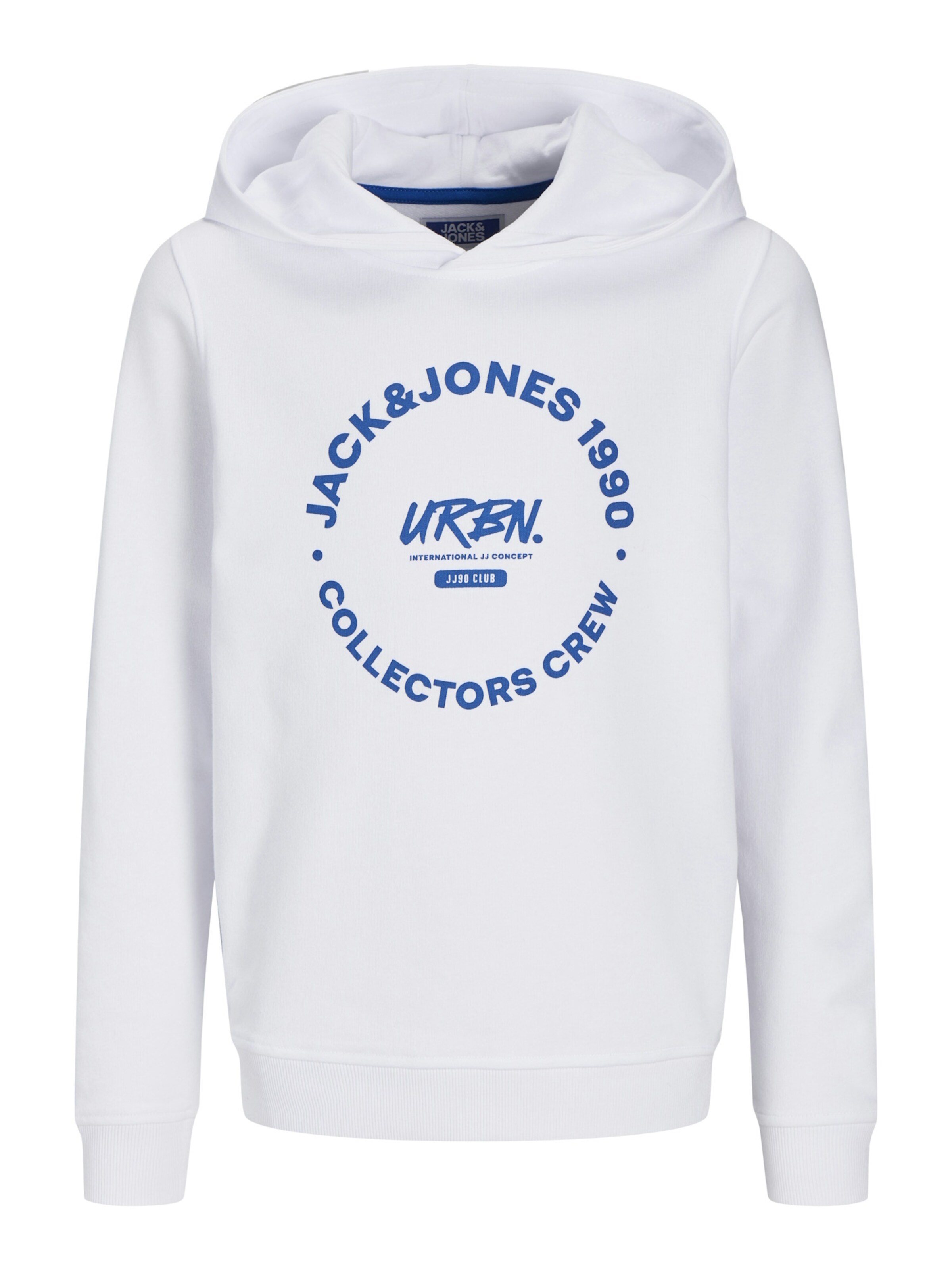 Sweat 'Simon' Jack & Jones Junior en blanc : devant
