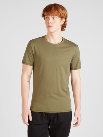GUESS Тениска 'AIDY' в зелено: отпред