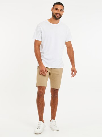 Threadbare Slim fit Trousers 'Conta' in Brown