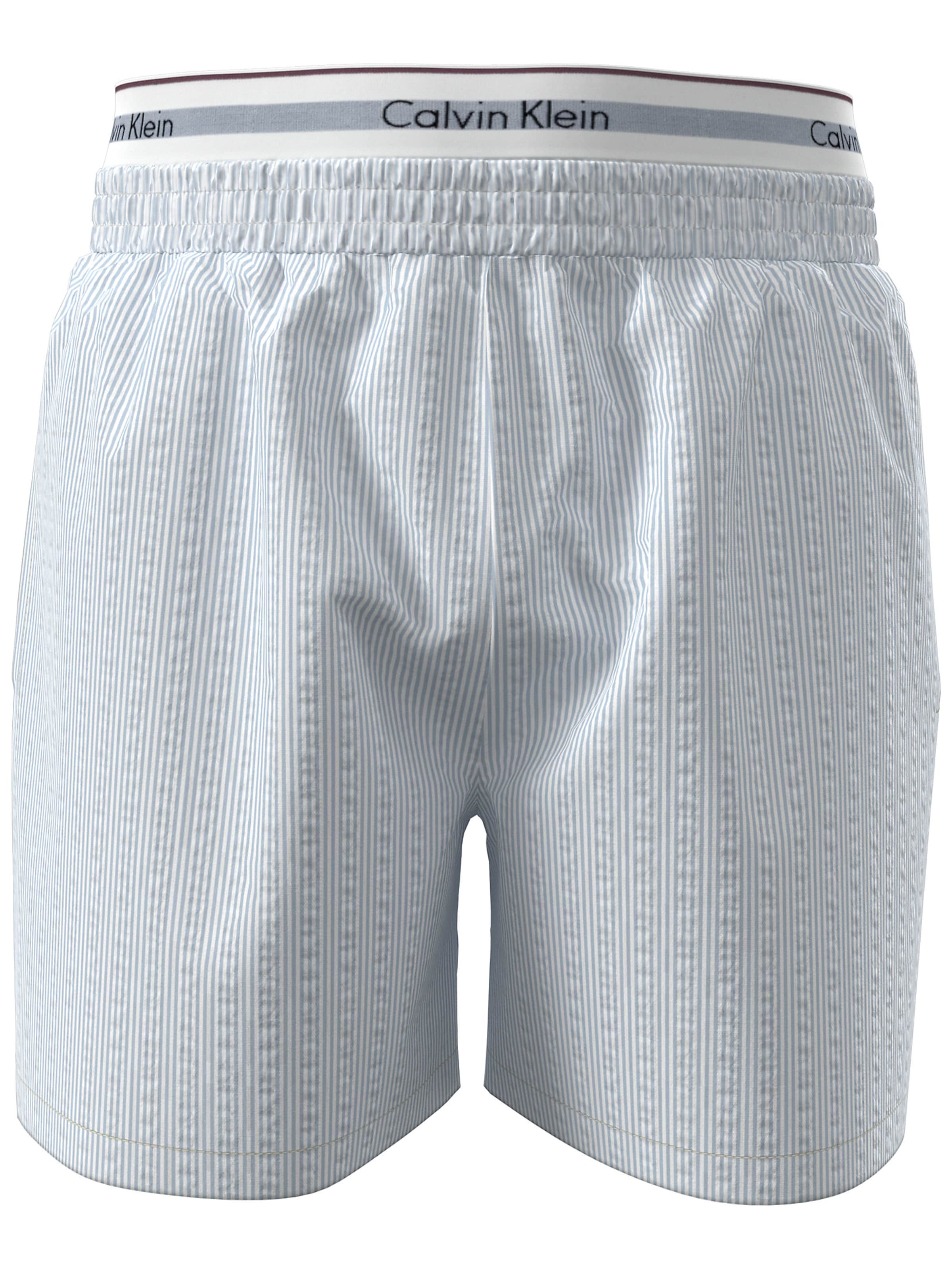 Pantalon de pyjama Calvin Klein en bleu : devant