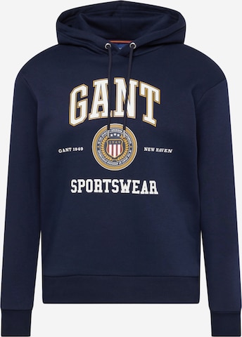 Felpa di GANT in blu: frontale