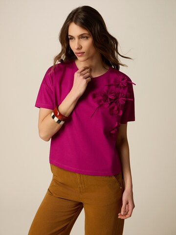 oltre Top in Purple: front