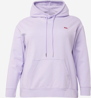 Levi's® Plus Sweatshirt 'PL Non Grphc Strd Hoodie' in Purple: front