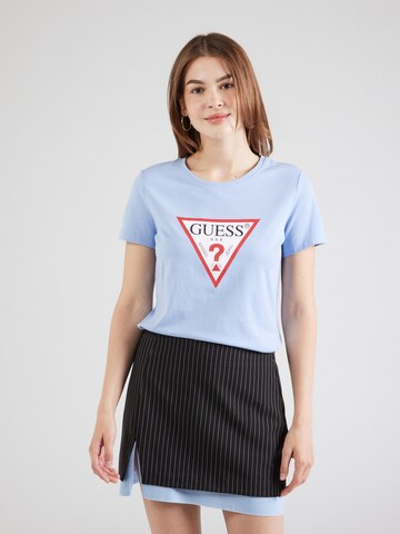 GUESS - Camisa em azul: frente