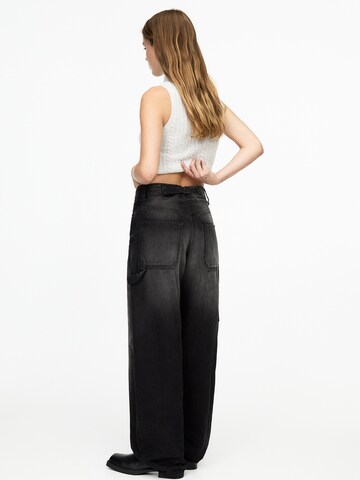 Loosefit Jeans di Pull&Bear in nero